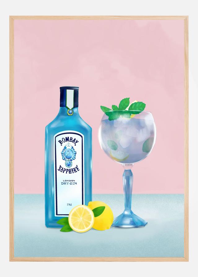 Gin Cocktail Plakat