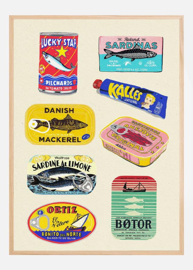 Canned Fish Plakat