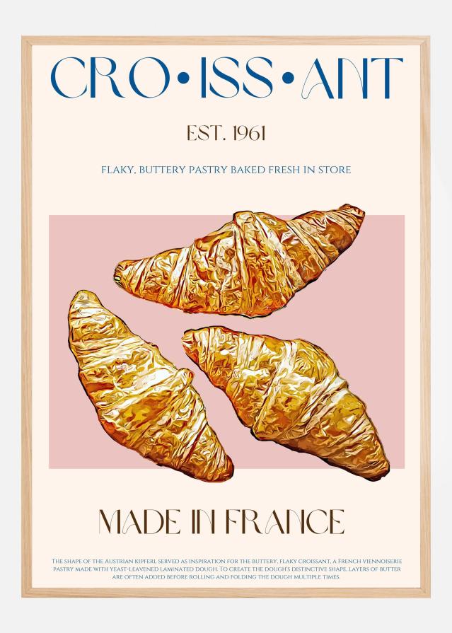 Croissant Print Plakat