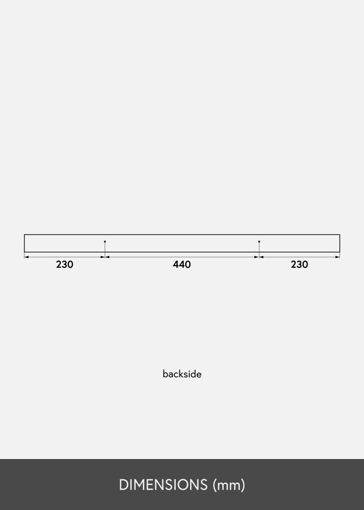 Polica za slike Hrast 90 cm