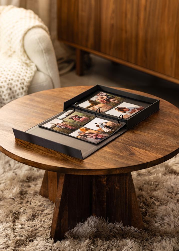 KAILA PHOTO Album Black - Coffee Table Photo Album (60 Crne Stranice)