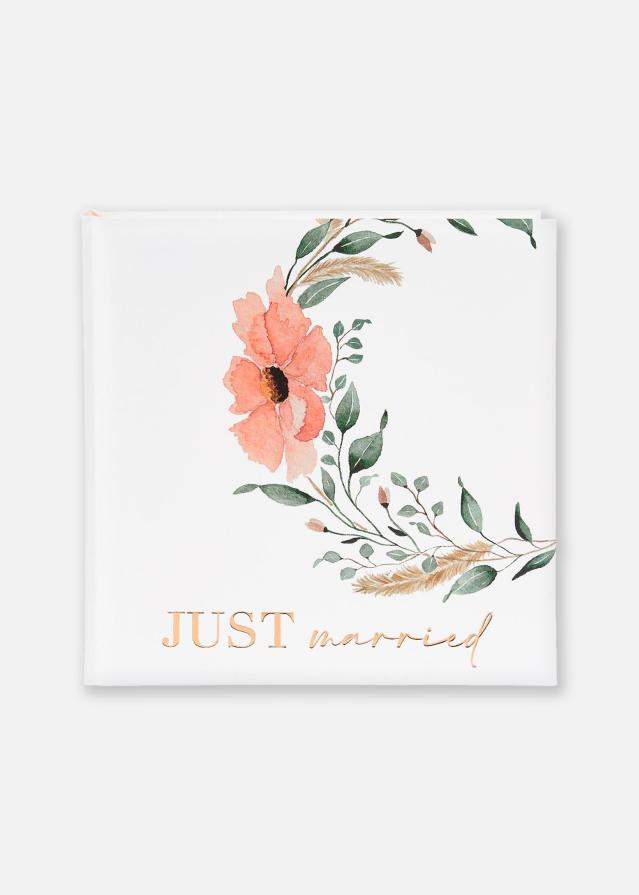 Just married Vjenčani album - 30x31 cm (60 Bijele Stranice / 30 listova)