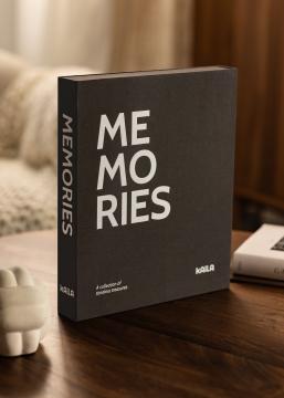 KAILA MEMORIES Black/White - Coffee Table Photo Album (60 Crne stranica)