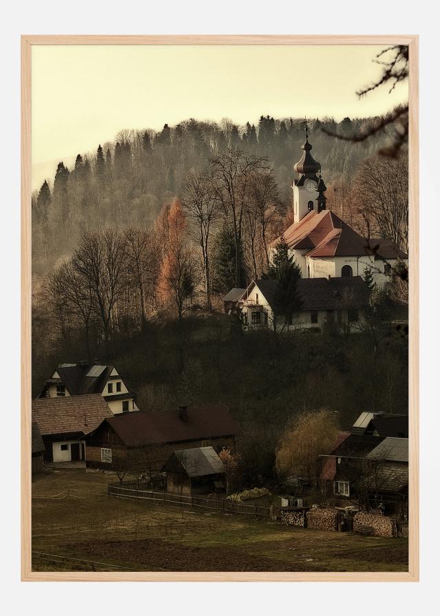 Autum Village Plakat