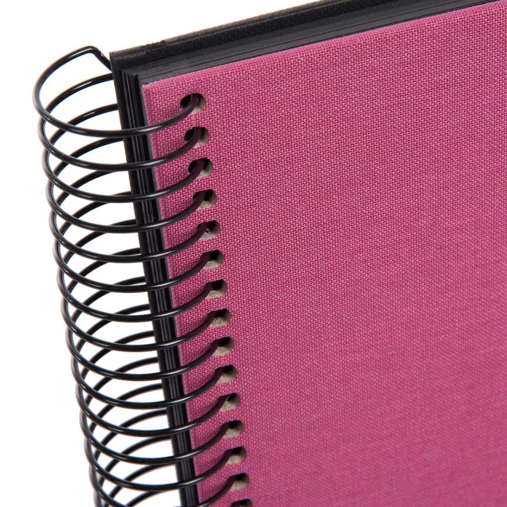 Bella Vista Spiralni album Fuchsia - 35x30 cm (40 Crne Stranice / 20 listova)