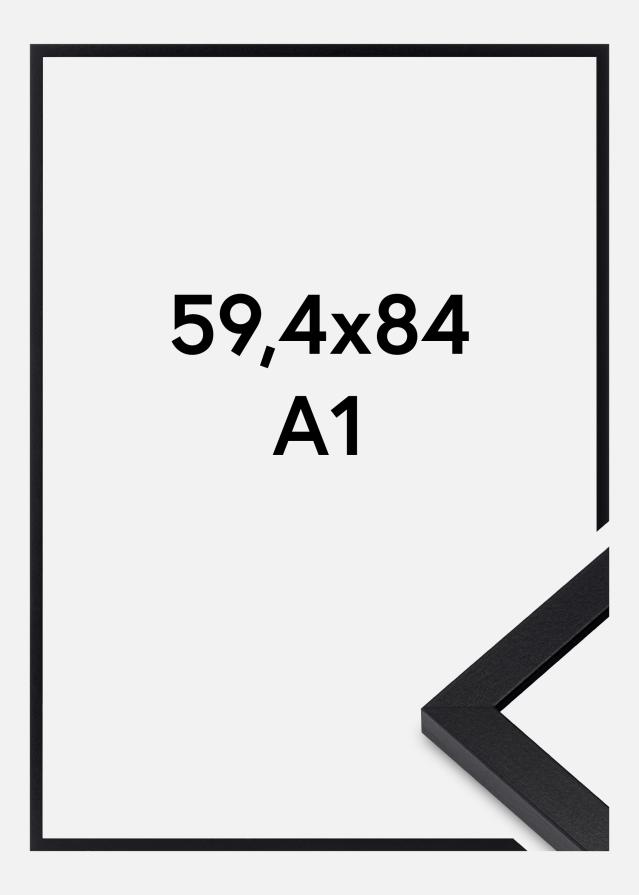 Okvir Modern Akrilno staklo Crno 59.4x84 cm (A1)