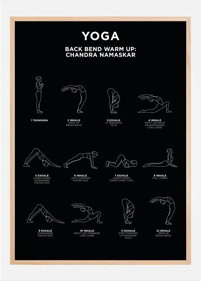 Back Bend - Warm Up - Black Plakat