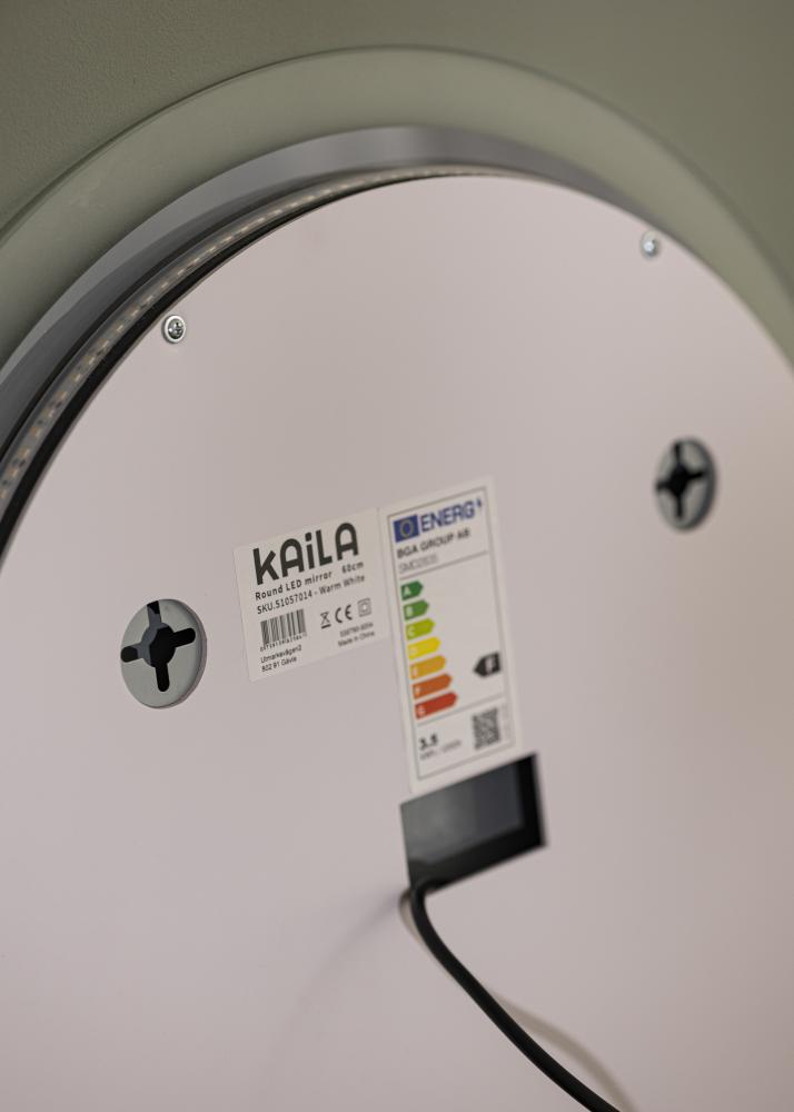 KAILA Ogledalo Circular LED 60 cm Ø