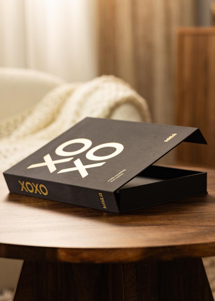 KAILA XOXO Black - Coffee Table Photo Album (60 Crne Stranice / 30 listova)