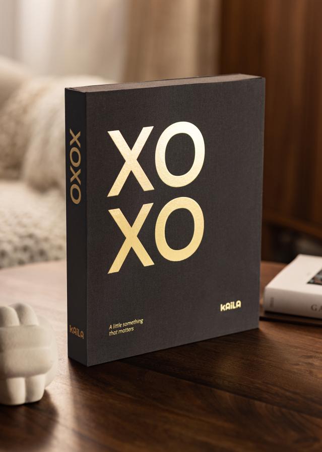 KAILA XOXO Black - Coffee Table Photo Album (60 Crne Stranice / 30 listova)