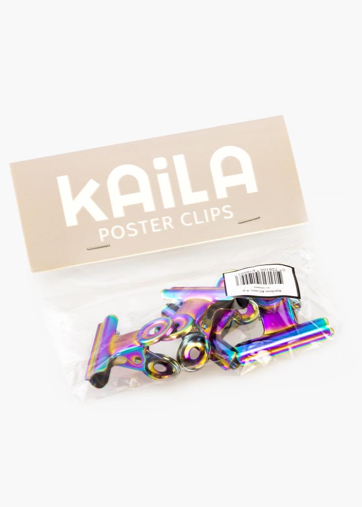 KAILA Plakat Clip Rainbow 40 mm - 2-kom