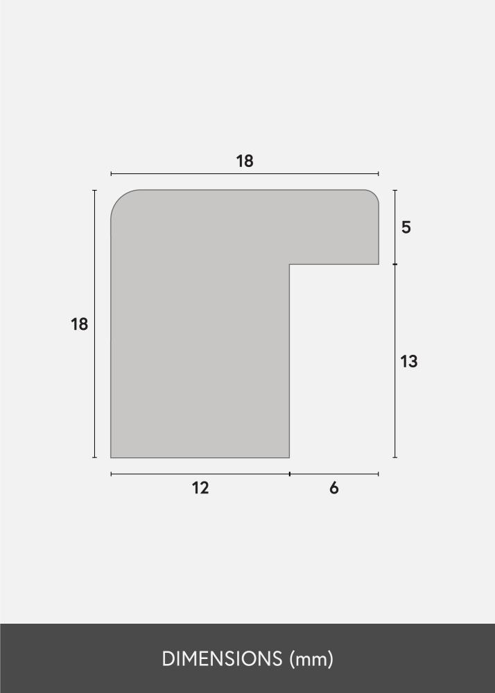 Okvir Selection Akrilno staklo Zlato 10x15 cm