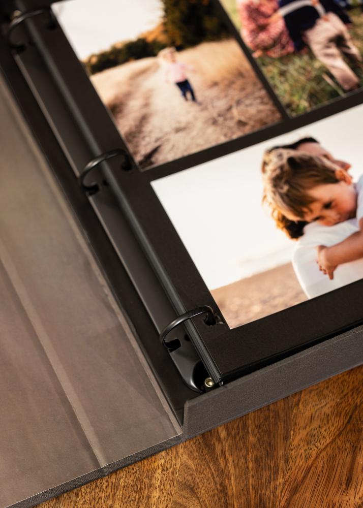 KAILA THROWBACK Black - Coffee Table Photo Album (60 Crne Stranice)