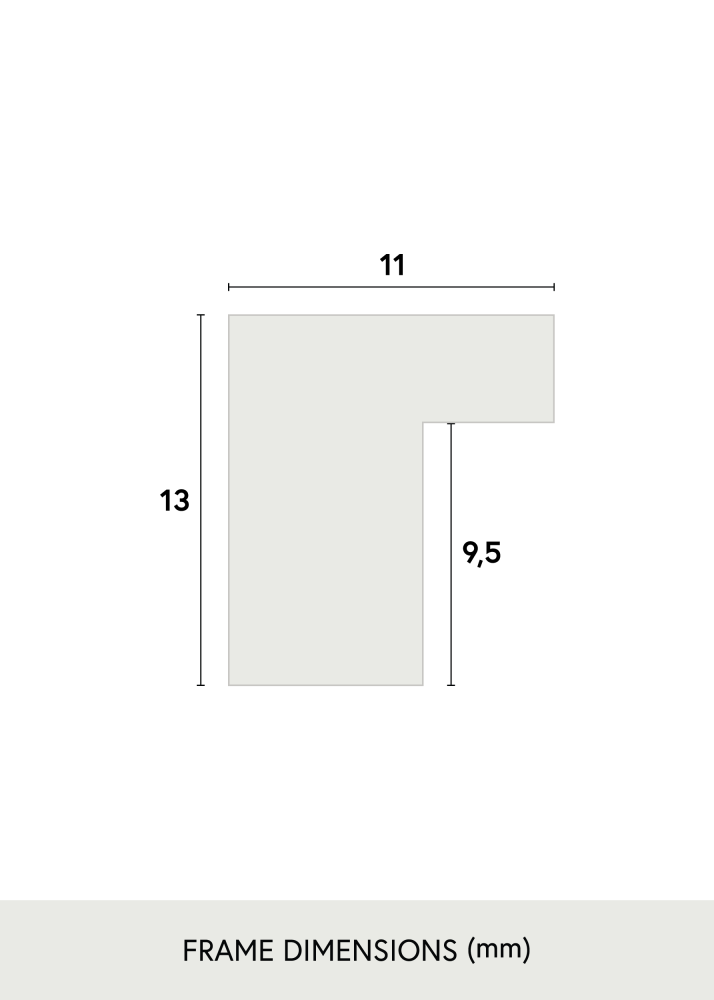 Okvir Tanak Hrast Akrilno staklo 20x25 cm