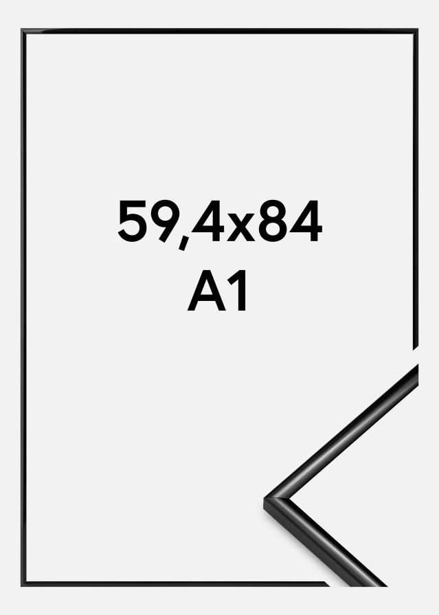 Okvir Scandi Akrilno staklo Crno 59,4x84 cm (A1)