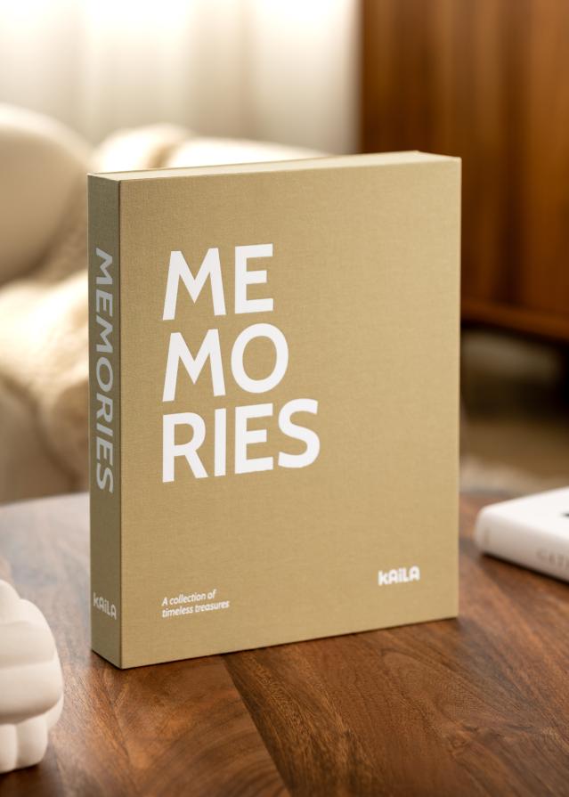 KAILA MEMORIES Vanilla - Coffee Table Photo Album (60 Crne Stranice)