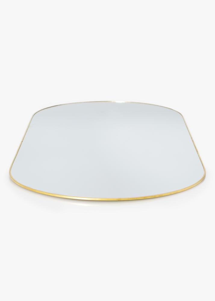 KAILA Ovalan Mirror - Thin Brass 35x80 cm