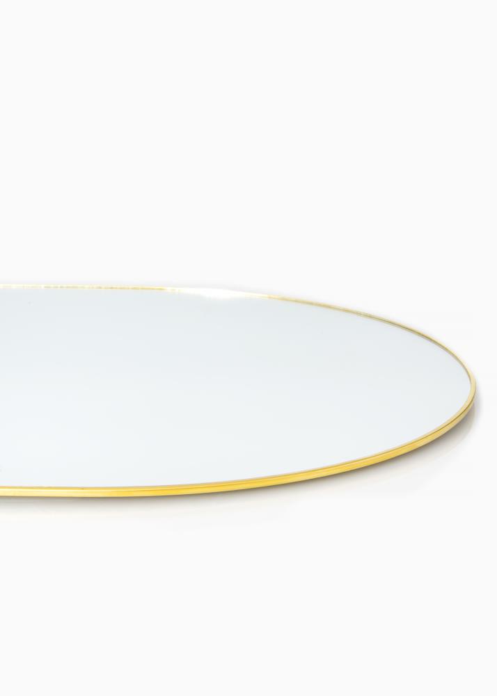 KAILA Ovalan Mirror - Thin Brass 35x80 cm