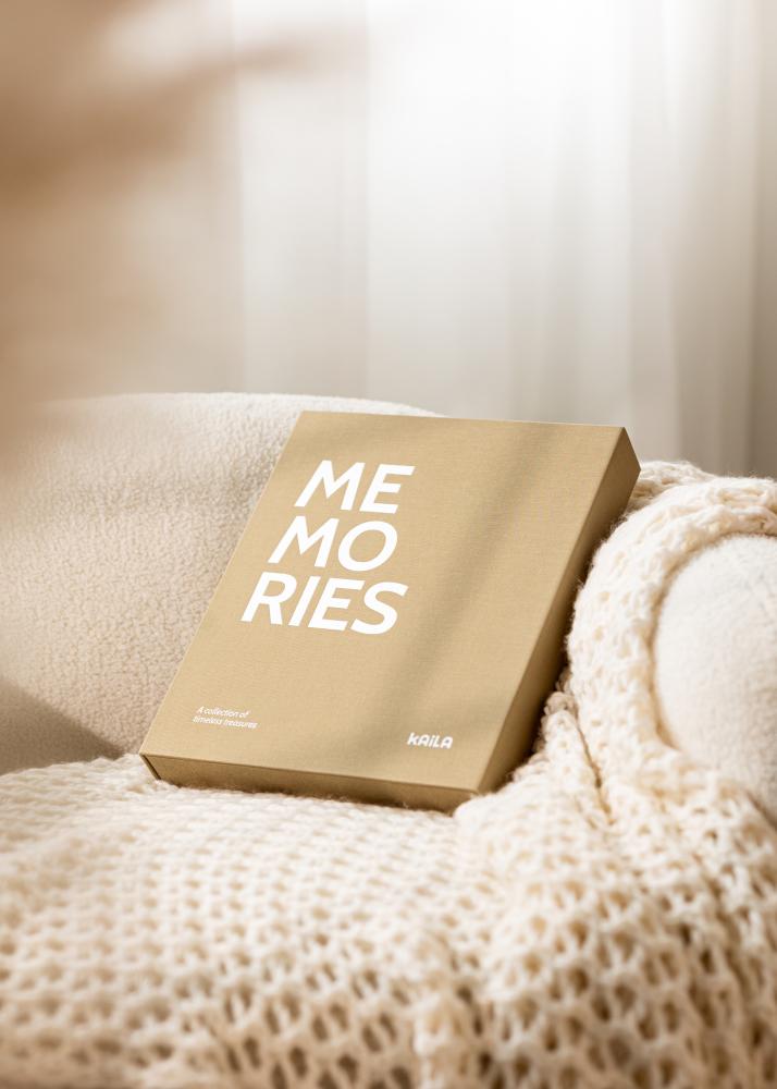 KAILA MEMORIES Vanilla - Coffee Table Photo Album (60 Crne Stranice)