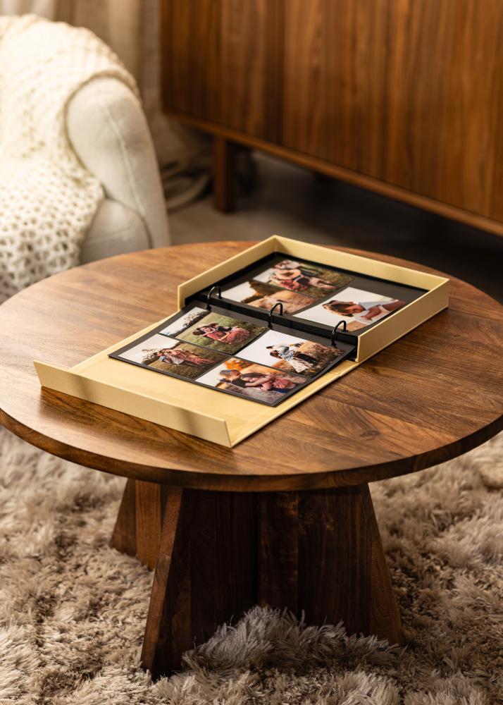 KAILA XOXO Yellow - Coffee Table Photo Album (60 Crne Stranice / 30 listova)