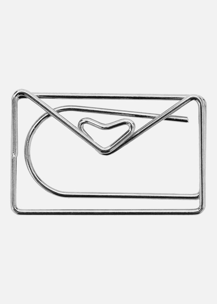 PAC Metal Paperclip Envelope Srebro