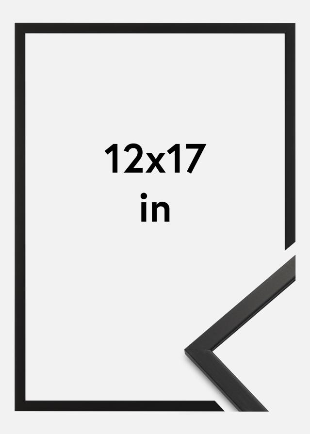Okvir Edsbyn Akrilno staklo Crno 12x17 inches (30,48x43,18 cm)