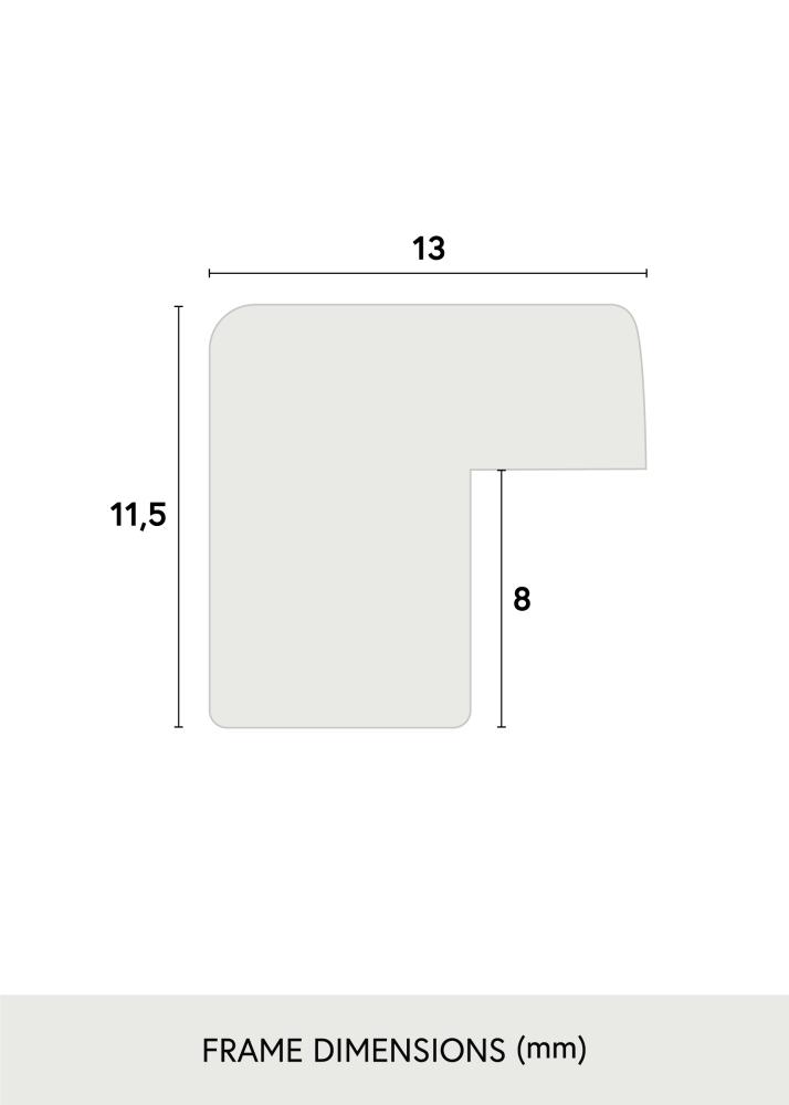 Okvir Edsbyn Akrilno staklo Hrast 3x5 inches (7,62x12,7 cm)