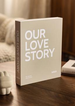 KAILA OUR LOVE STORY Grey - Coffee Table Photo Album (60 Crne stranica)