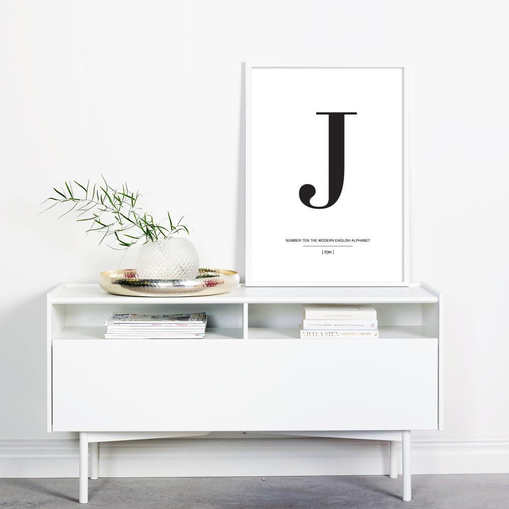 Letter J Plakat