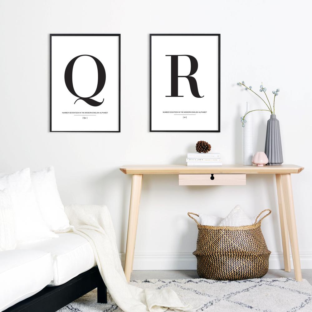 Letter Q Plakat