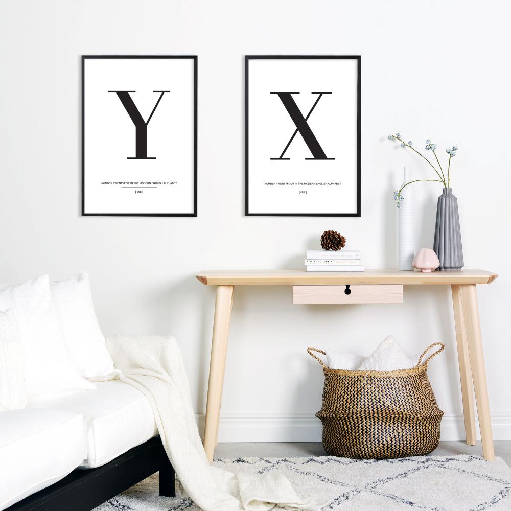 Letter X Plakat