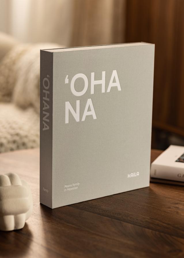 KAILA 'OHANA - Coffee Table Photo Album (60 Crne Stranice / 30 listova)