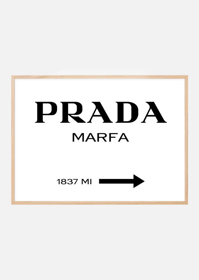 Prada Black Plakat