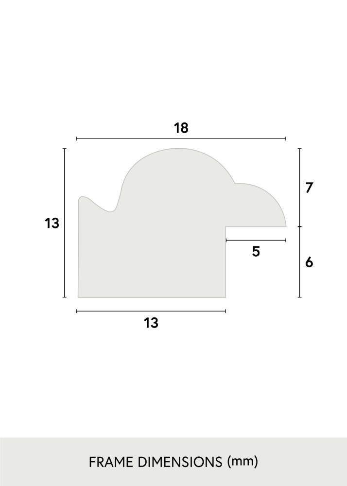 Okvir Line Crno 15x23 cm