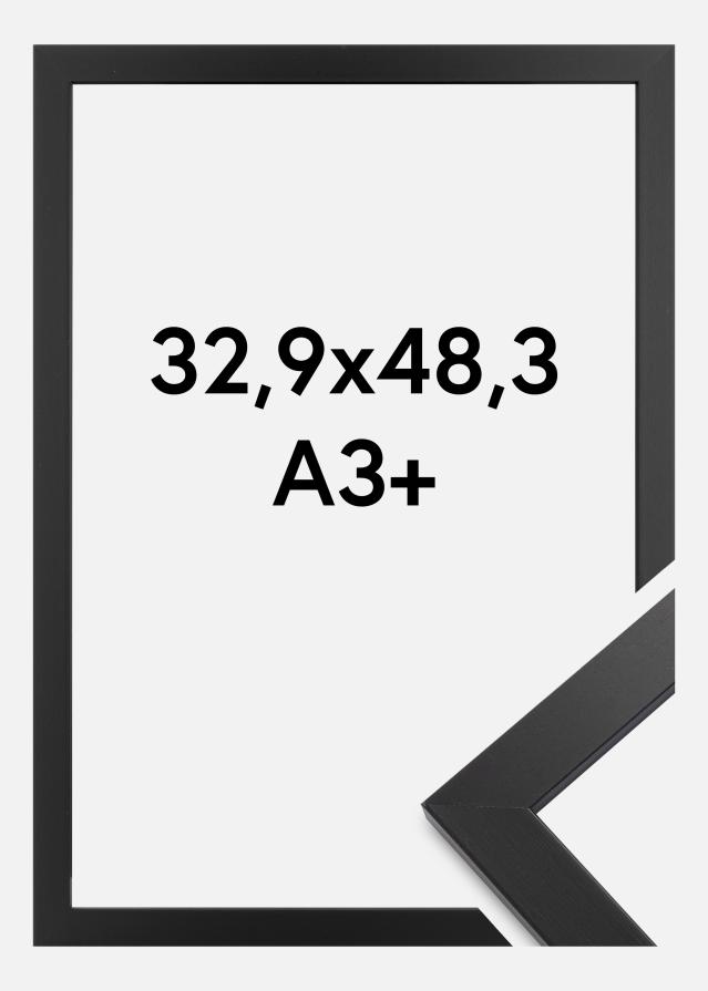 Okvir Black Wood Akrilno staklo 32,9x48,3 cm (A3+)