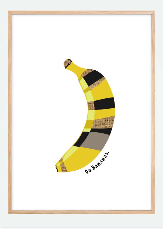 Go bananas Plakat