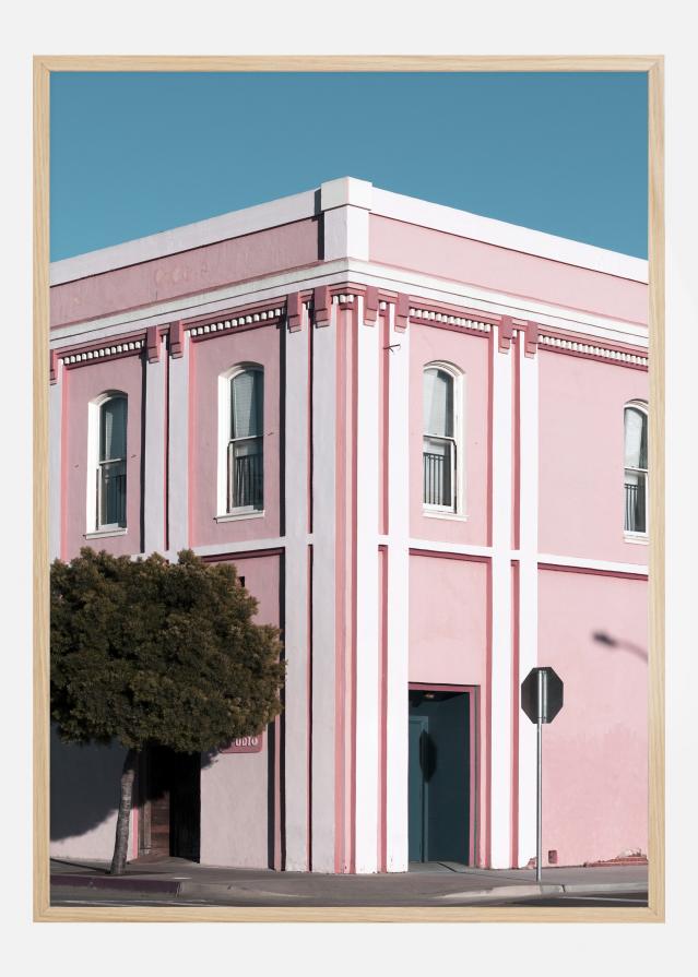 Pink Building Plakat