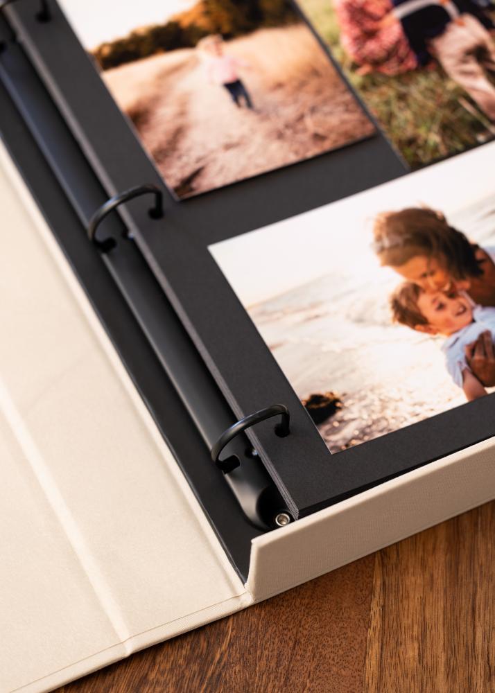 KAILA OUR WEDDING Creme - Coffee Table Photo Album (60 Crne Stranice)