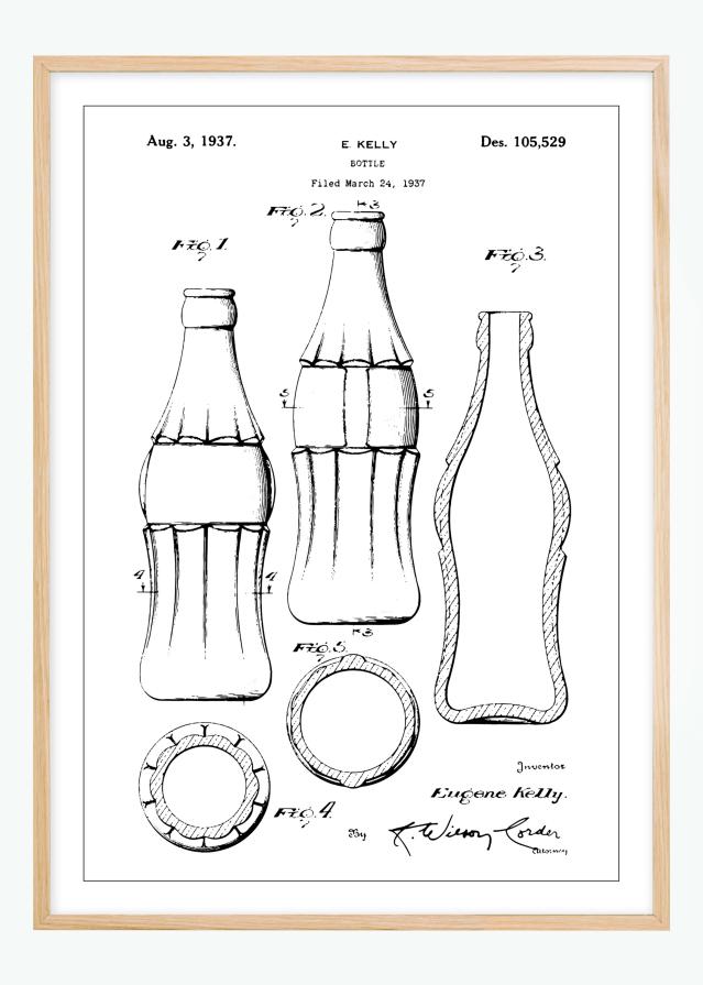 Patentni crtež - Coca Cola Plakat