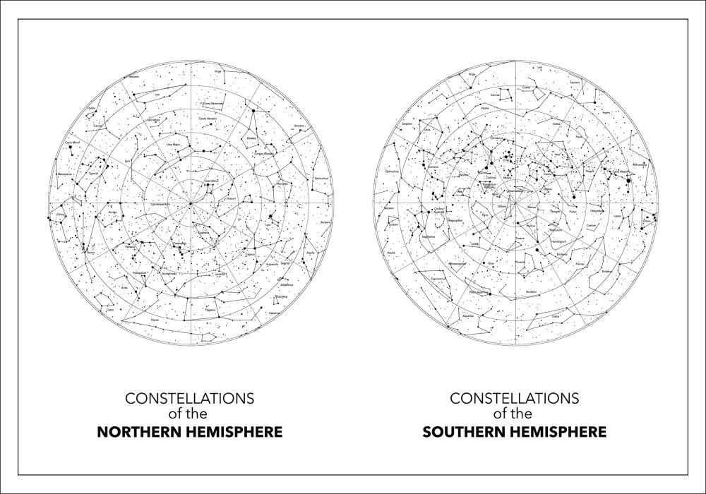 Hemispheres Plakat