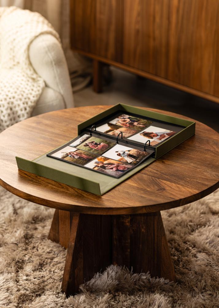 KAILA XOXO Olive - Coffee Table Photo Album (60 Crne Stranice / 30 listova)