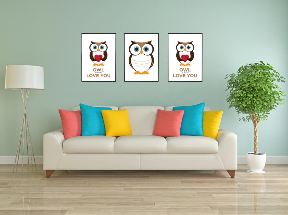 Owl Always Love you - Smeđe-crna Plakat