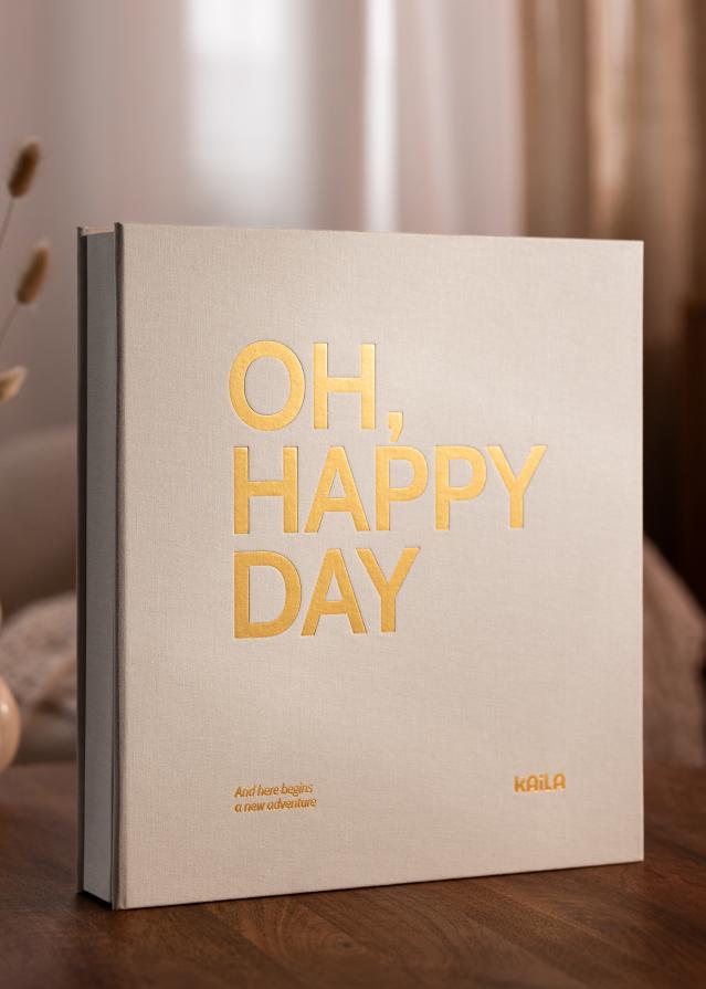 KAILA Fotoalbum OH HAPPY DAY Krem - 600 slika u 10x15 cm