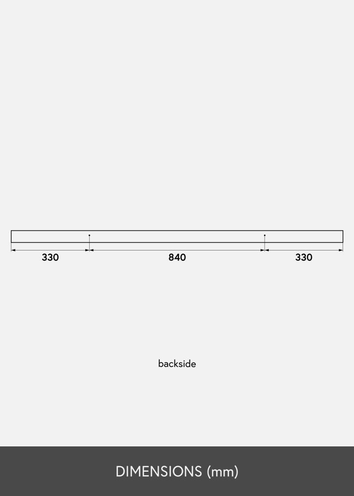 Polica za slike Hrast 150 cm