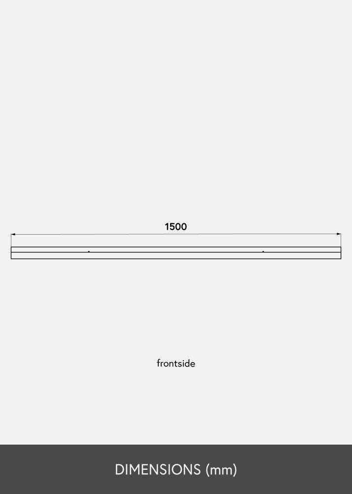 Polica za slike Hrast 150 cm