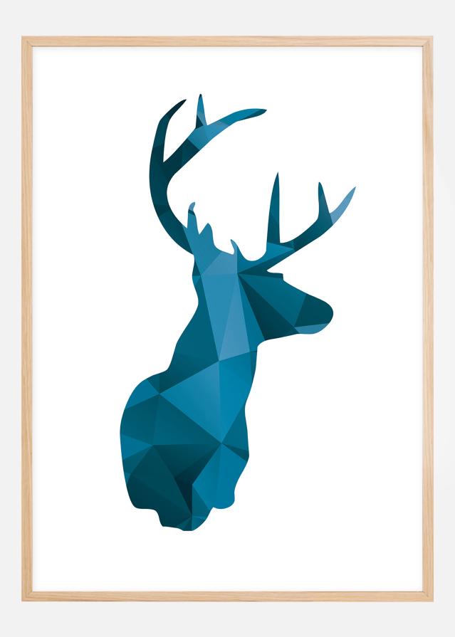 Deer - Plava Plakat