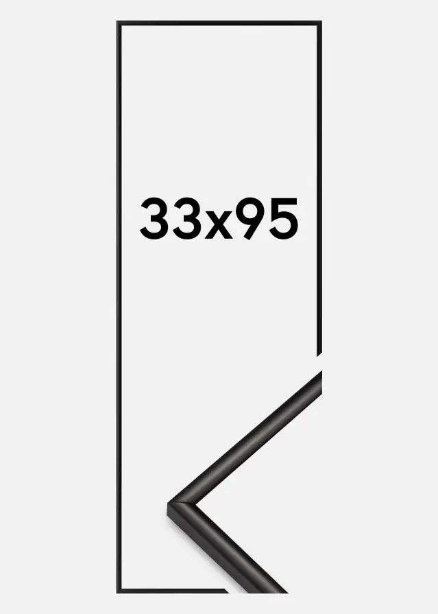 Okvir Scandi Akrilno staklo Mat Crna 33x95 cm