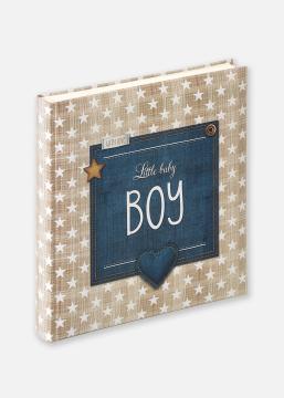 Little Album za bebe Boy Plava - 28x30,5 cm (50 Bijele Stranice / 25 listova)